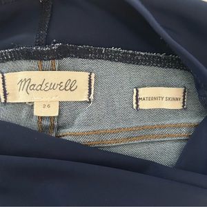 Madewell maternity skinny full panel jeans